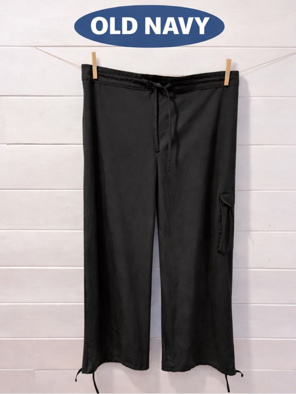 Old Navy Black Quick-Dry Utility Pants – Size M tall – NWOT